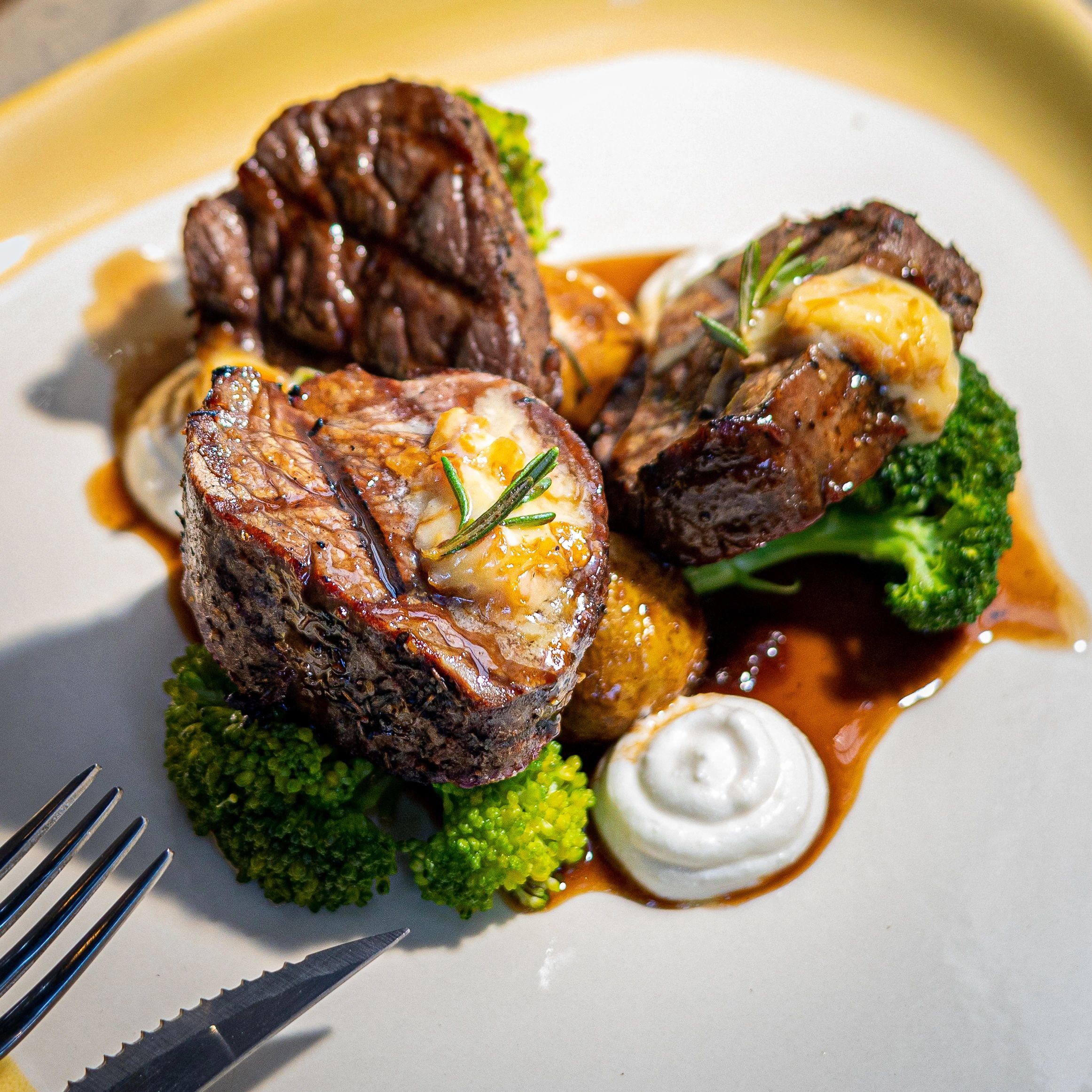 Premium beef tenderloin entrée